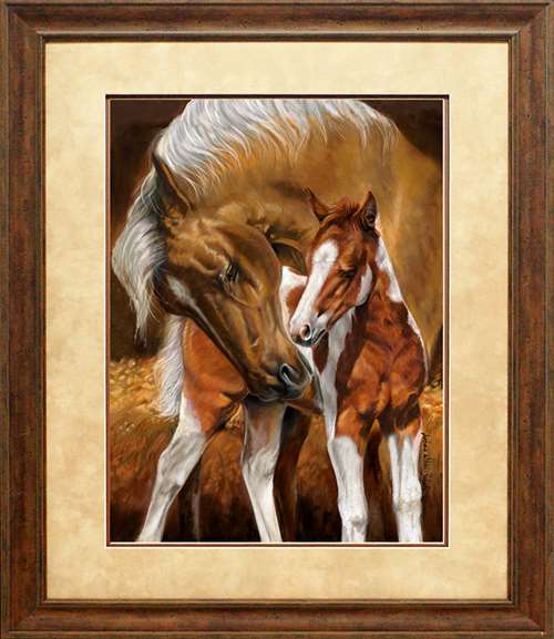 N2120 28 X 35 In. A Mothers Touch Framed Art Print