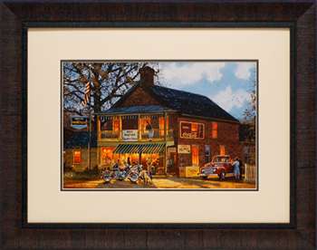 N1192 23 X 29 In. American Made Framed Landscape Art Print