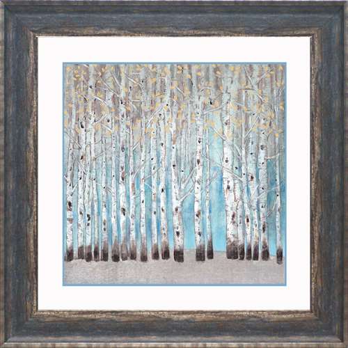 N2159 28 X 28 In. Into The Forest I Framed Art Print
