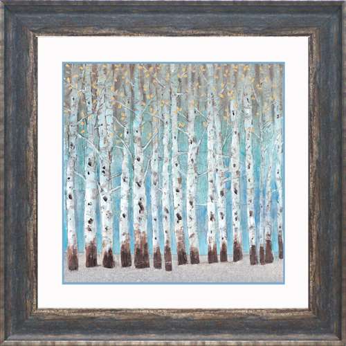 N2160 28 X 28 In. Into The Forest Ii Framed Art Print