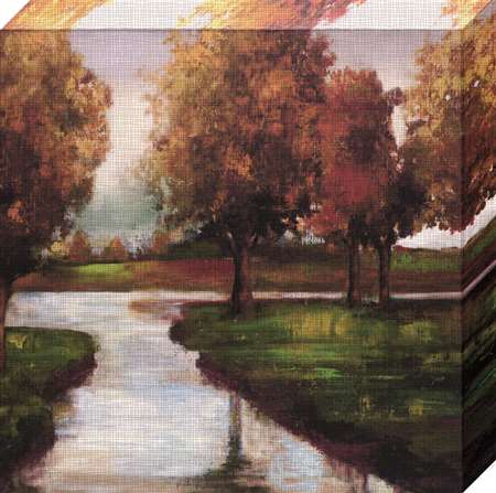 Nc1038 30 X 30 In. Dusk Or Dawn Framed Landscape Canvas Gallery Wrap Art Print