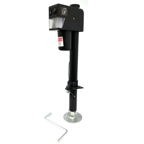 UPC 813431010261 product image for EJ-3520-BBX Electric Trailer Jack with Drop Leg, Black - 3500 lb | upcitemdb.com