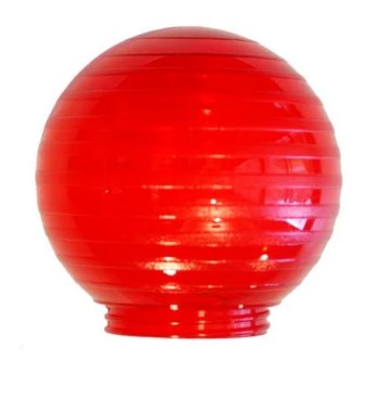 0409.1275 Replacement Globe For String Lights, Red