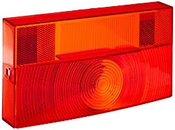 0406.1091 Stop, Turn & Tail Light With Reflex - Replacement Lens For V25911