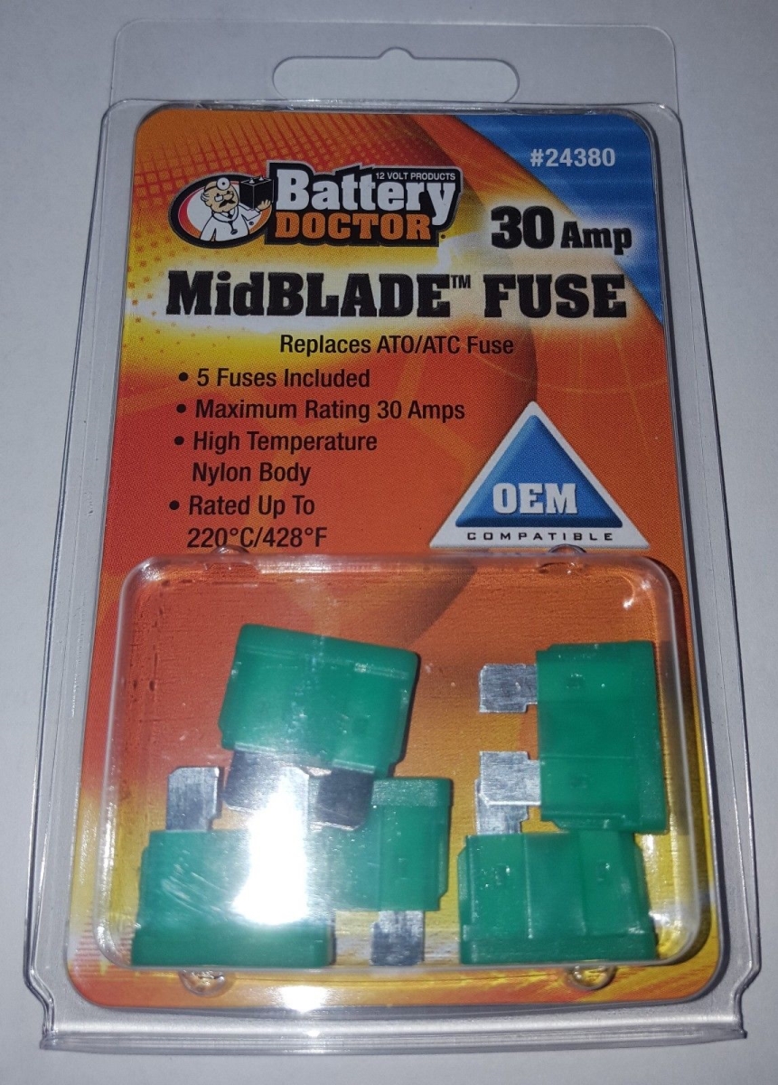 Battery Doctor 0307.1814 30a Midblade Fuse