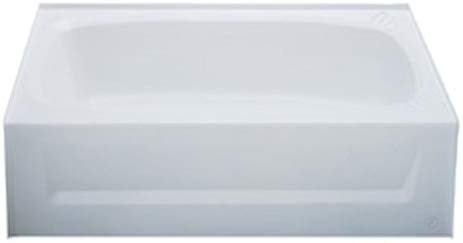 1259.1072 27 X 54 In. Abs Bath Tub With Apron - Left Hand, White