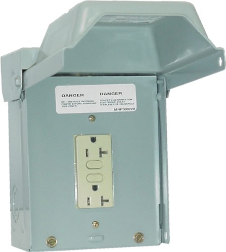 0314.1056 Single Receptacle Circuit Protection Outlet Box With Gfci
