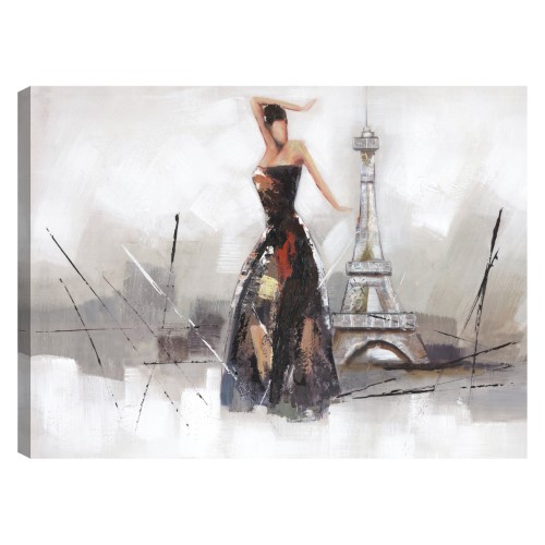 Unbam130030aonl 30 X 40 In. Lady In Red I Figurative Landscape Canvas Print Wall Art