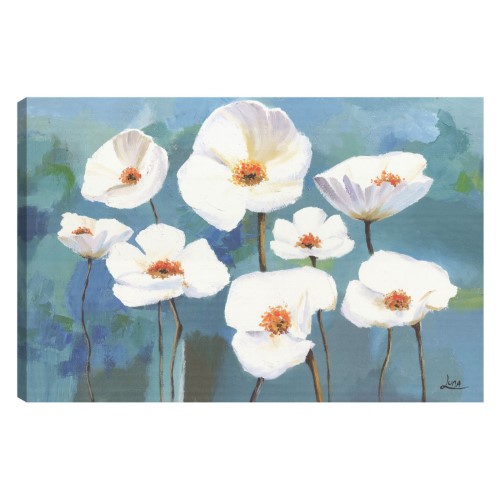 Unbimp4959onl 24 X 36 In. White Beauties I Abstract Canvas Print Wall Art