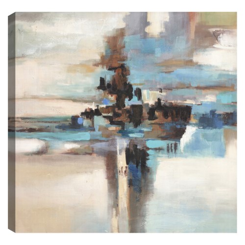 Unbrna07onl 36 X 36 In. Layers Ix Abstract Canvas Print Wall Art