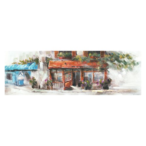 Unbimp7439onl 20 X 60 In. The Cafe I Landscape Canvas Print Wall Art
