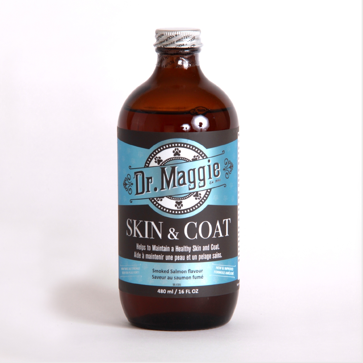 Dr. Maggie 8180 480 Ml Skin And Coat Omega 3 Supplement With Fish Oil