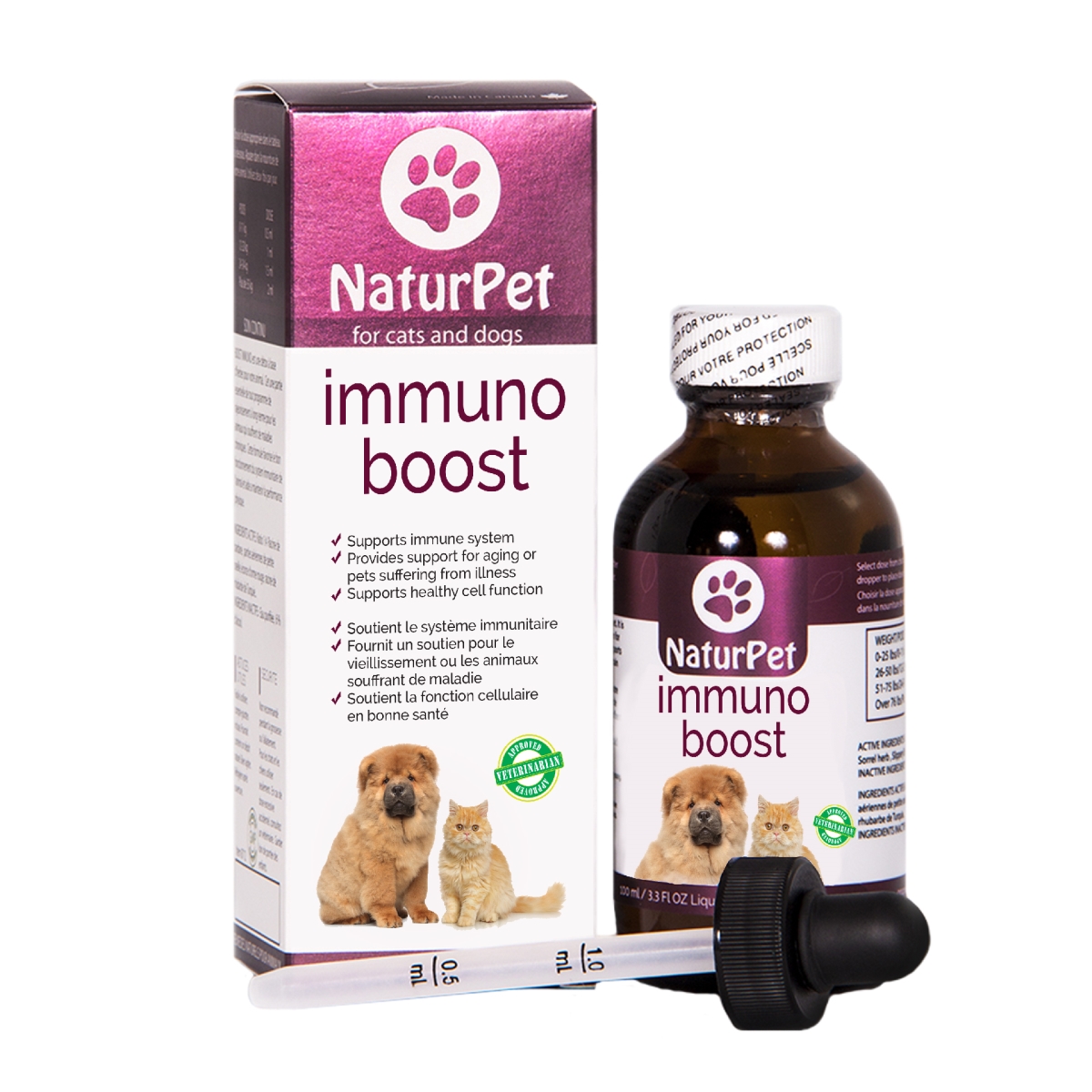 8712 100 Ml Immuno Boost For Cats & Dogs
