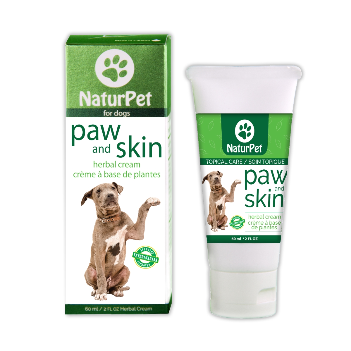 8858 60 Ml Paw & Skin Herbal Cream Soothes For Dogs