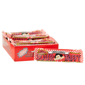 UPC 070602066001 product image for Annabelle 34995 Abba Zaba Sour Strawberry Taffy 24 Count - Pack of 12 | upcitemdb.com