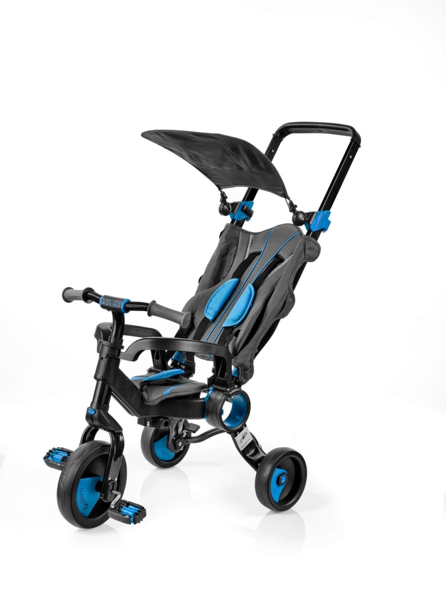 Gb-1002-b Foldable 2-in-1 Stroller & Tricycle, Blue