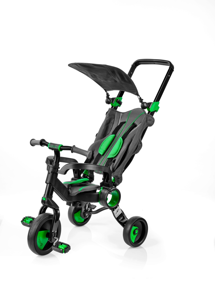 Gb-1002-g Foldable 2-in-1 Stroller & Tricycle, Green