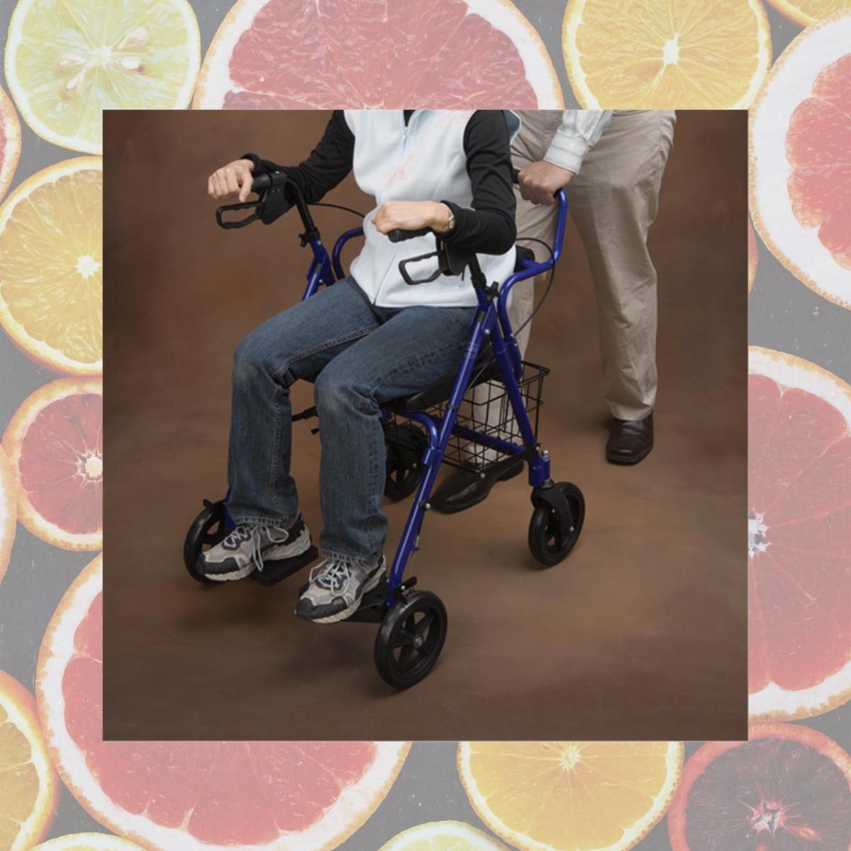 Picture of Stander NC89088-1 Transport Rollator Blue