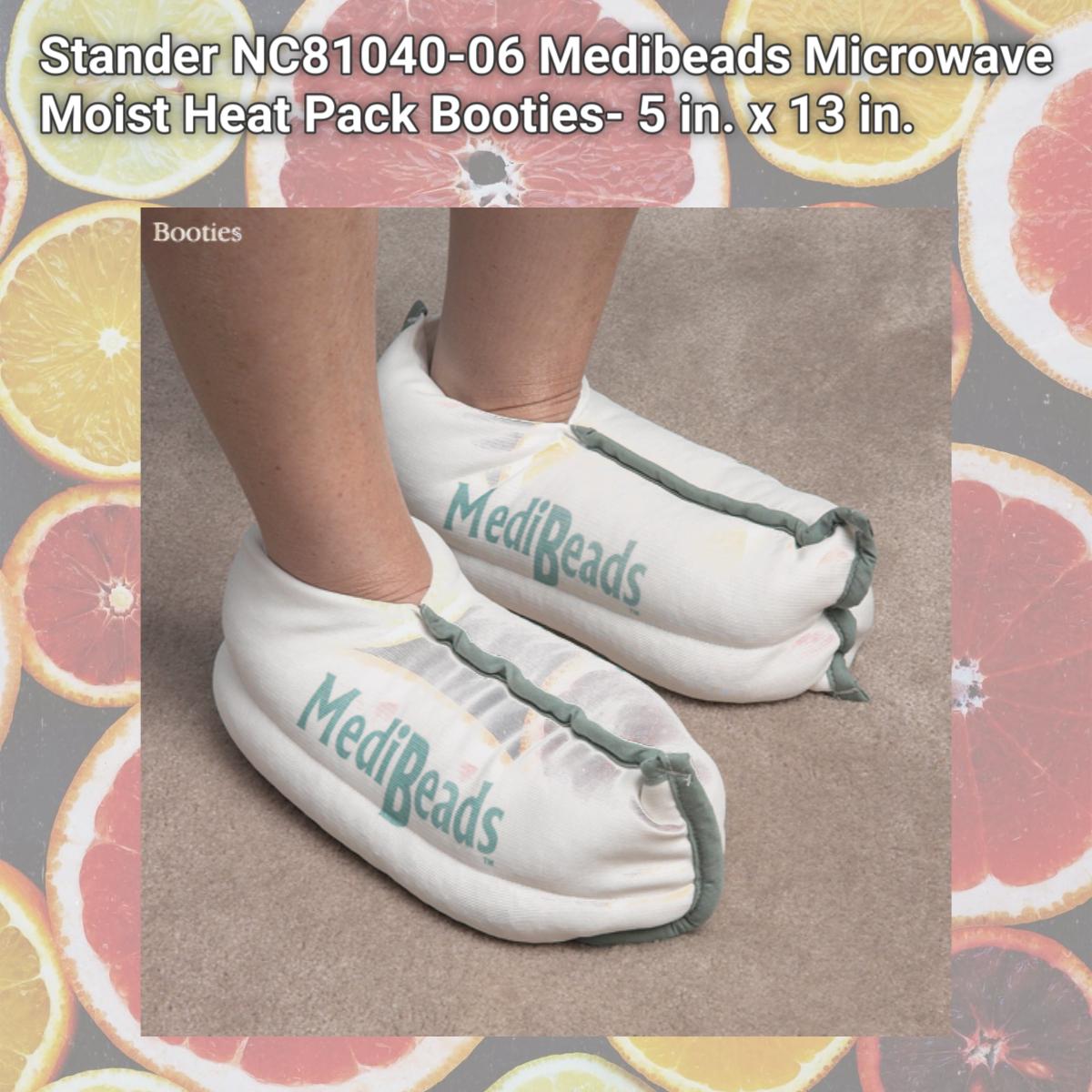Picture of Stander NC81040-06 Medibeads Microwave Moist Heat Pack Booties- 5 in. x 13 in.