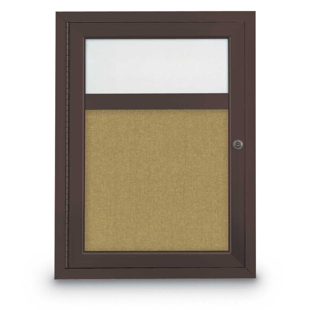 UPC 640024000022 product image for 18 x 24 in. Single Door Traditional Indoor Enclosed Corkboard with Header, K | upcitemdb.com