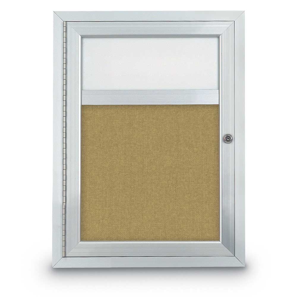 UPC 640024000039 product image for 18 x 24 in. Single Door Traditional Indoor Enclosed Corkboard with Header, K | upcitemdb.com