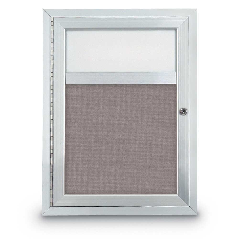 UPC 640024000060 product image for 18 x 24 in. Single Door Traditional Indoor Enclosed Corkboard with Header, S | upcitemdb.com