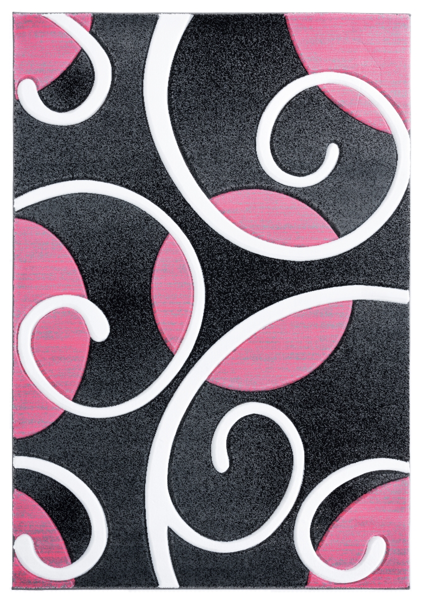 2050 10386 35c 2 Ft. 7 In. X 4 Ft. 2 In. Bristol Riley Pink Rectangle Rug