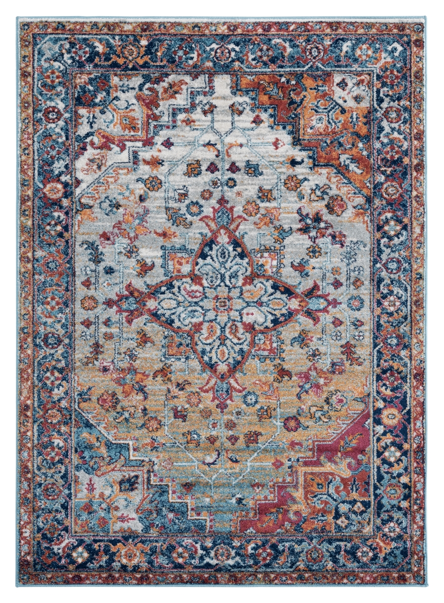 1815 30275 28e 2 Ft. 7 In. X 7 Ft. 2 In. Bali Komoto Multicolor Rectangle Runner Rug