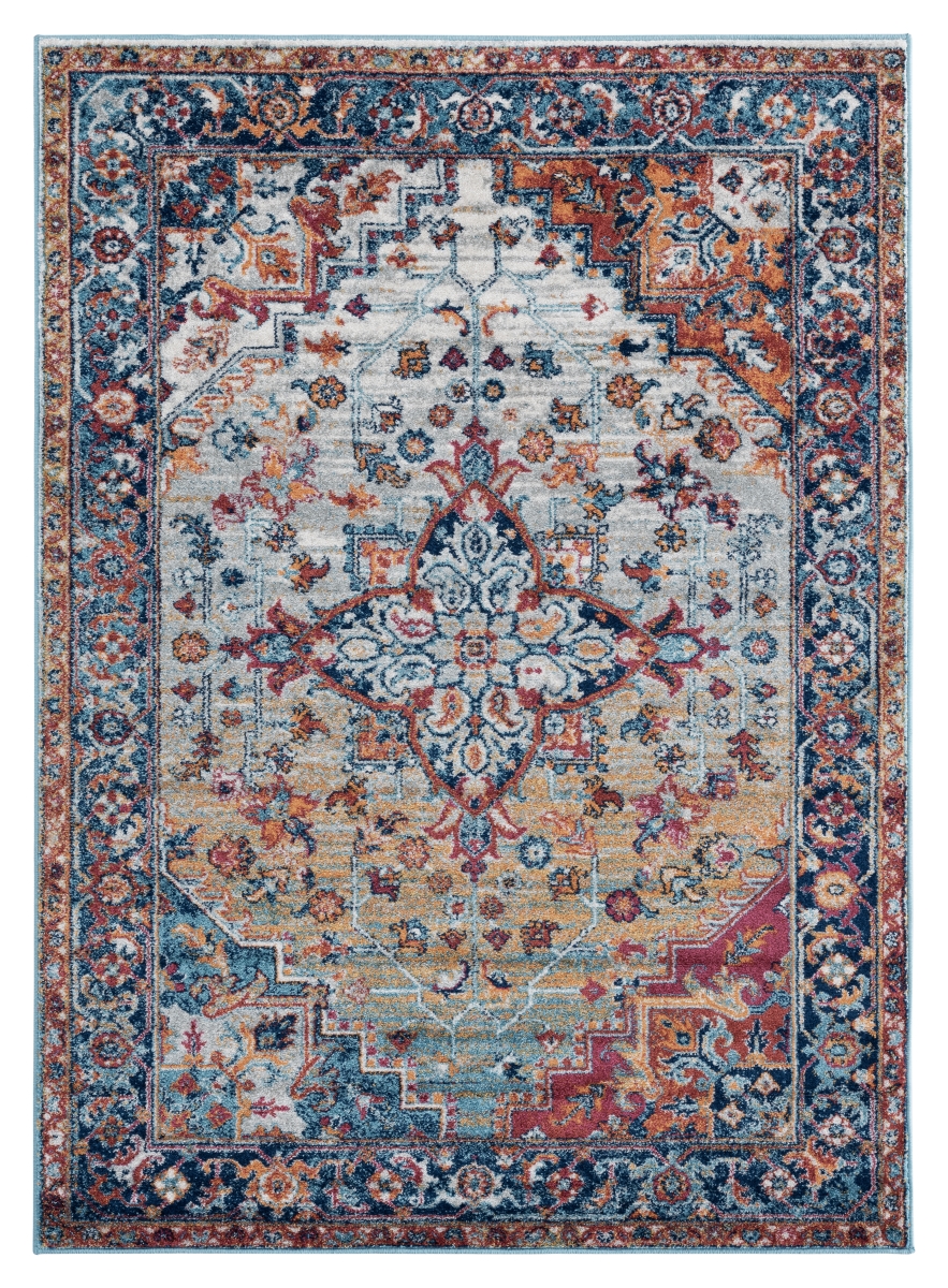1815 30275 58 5 Ft. 3 In. X 7 Ft. 2 In. Bali Komoto Multicolor Rectangle Area Rug