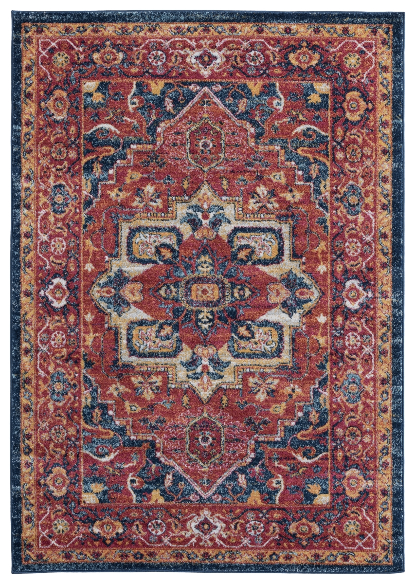 1815 30333 912 7 Ft. 10 In. X 10 Ft. 6 In. Bali Arubia Brick Rectangle Oversize Rug