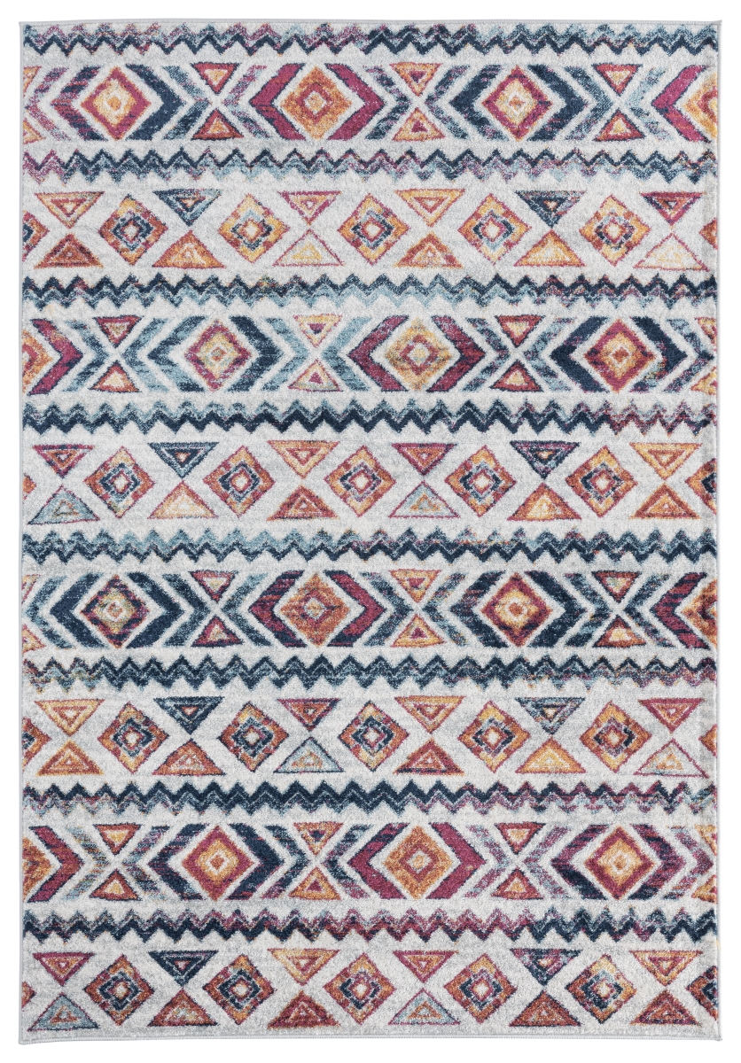 1815 30875 912 7 Ft. 10 In. X 10 Ft. 6 In. Bali Breton Multicolor Rectangle Oversize Rug