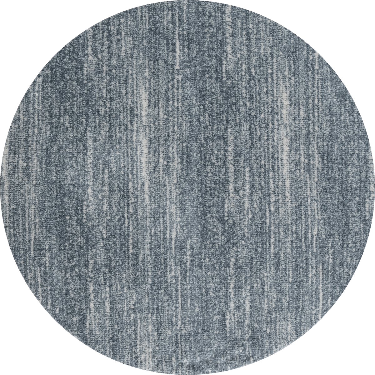 1840 20867 88r 7 Ft. 10 In. X 7 Ft. 10 In. Tranquility Zuelia Blue & Gray Round Rug