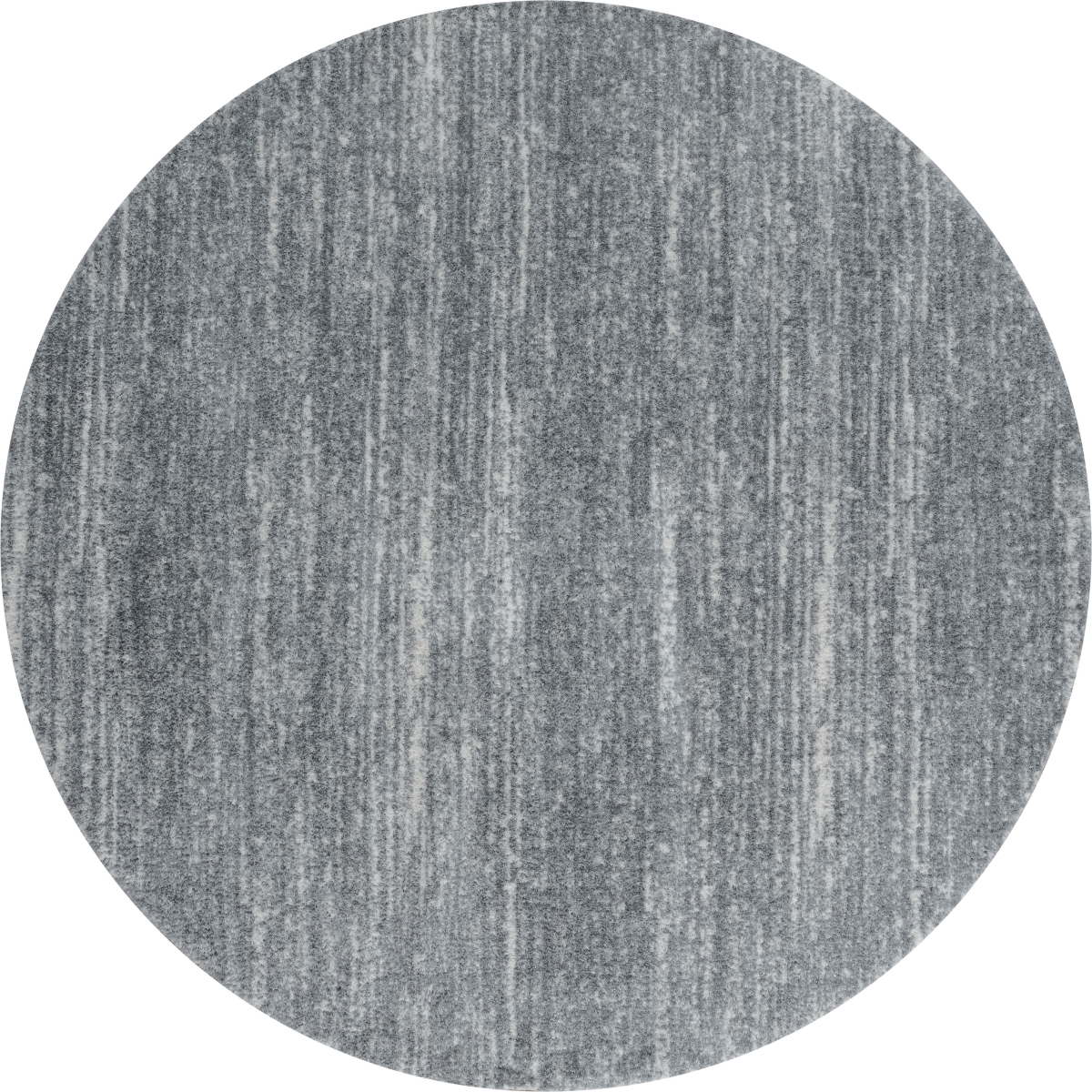 1840 20872 88r 7 Ft. 10 In. X 7 Ft. 10 In. Tranquility Zuelia Gray Round Rug