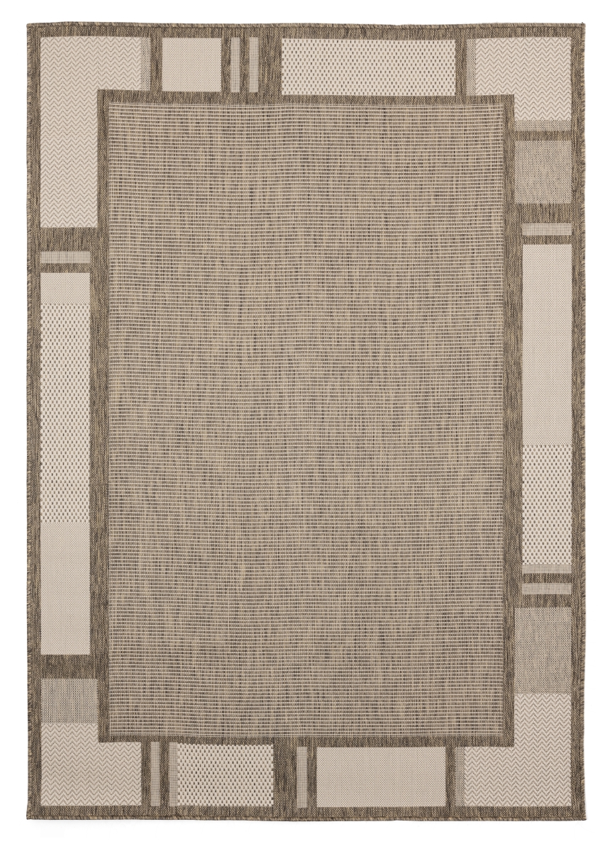 3900 10850 69 5 Ft. 3 In. X 7 Ft. 6 In. Augusta Matira Brown Rectangle Area Rug