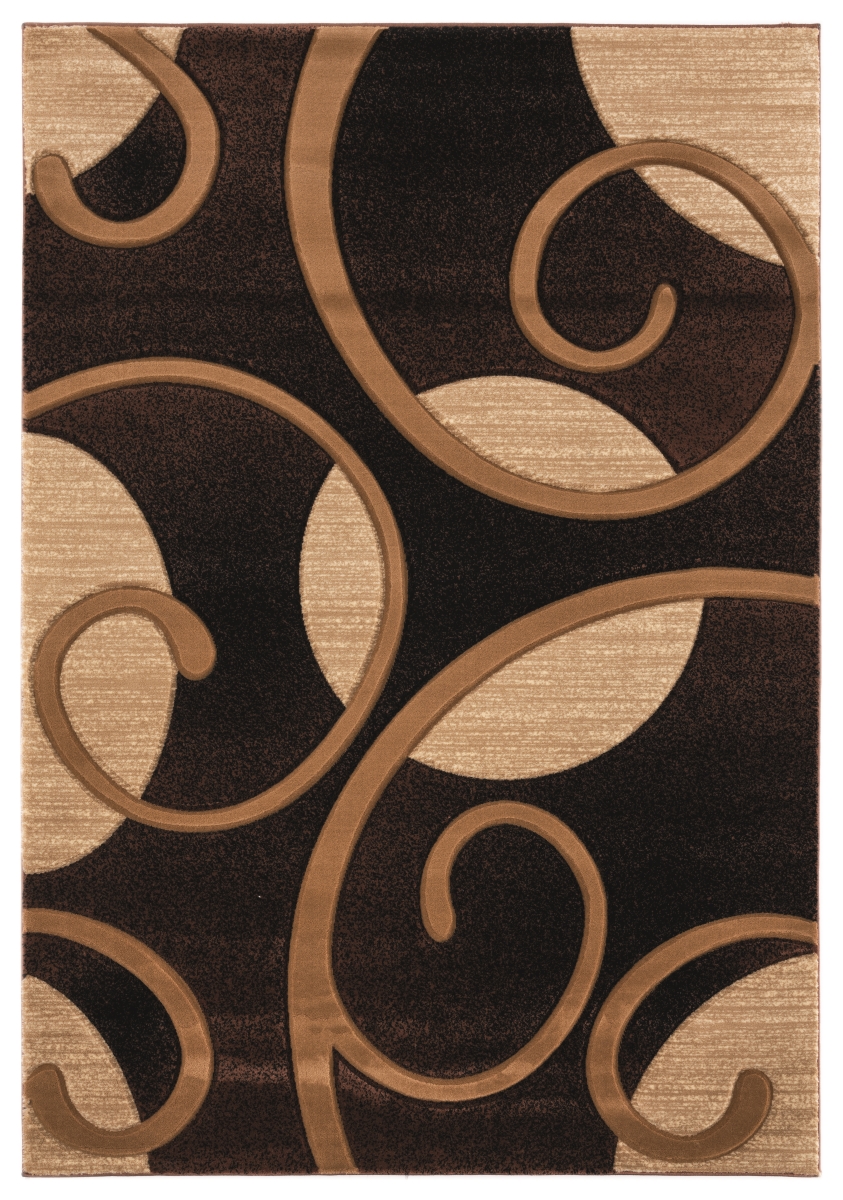 2050 10350 24 1 Ft. 10 In. X 2 Ft. 8 In. Bristol Riley Brown Rectangle Accent Rug