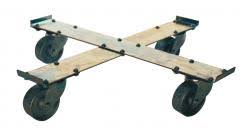 Lip-type Dolly With Steel Casters For 55 Gal Drum