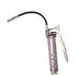 Lever Style Grease Gun Rubber Grip Zinc-plated With Whip Hose