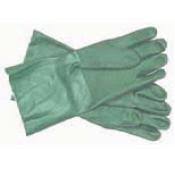 Plastic Coated Chemical Resistant Industrial Gloves, Box Of 12