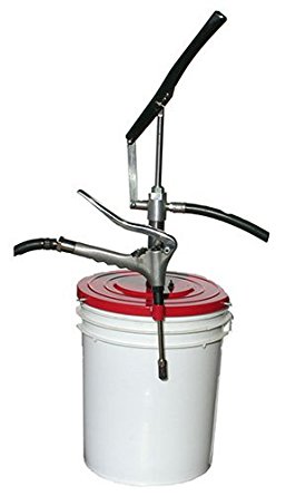 567 Hand Operated Grease Pump With Hose & Follower Plate For 25-50 Lbs Pail