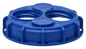 6 In. Dual Bung Ibc Cente - Blue