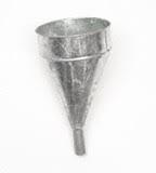 705 5 Qt Offset Galvanized Funnel With Screen & 1 In. Outlet