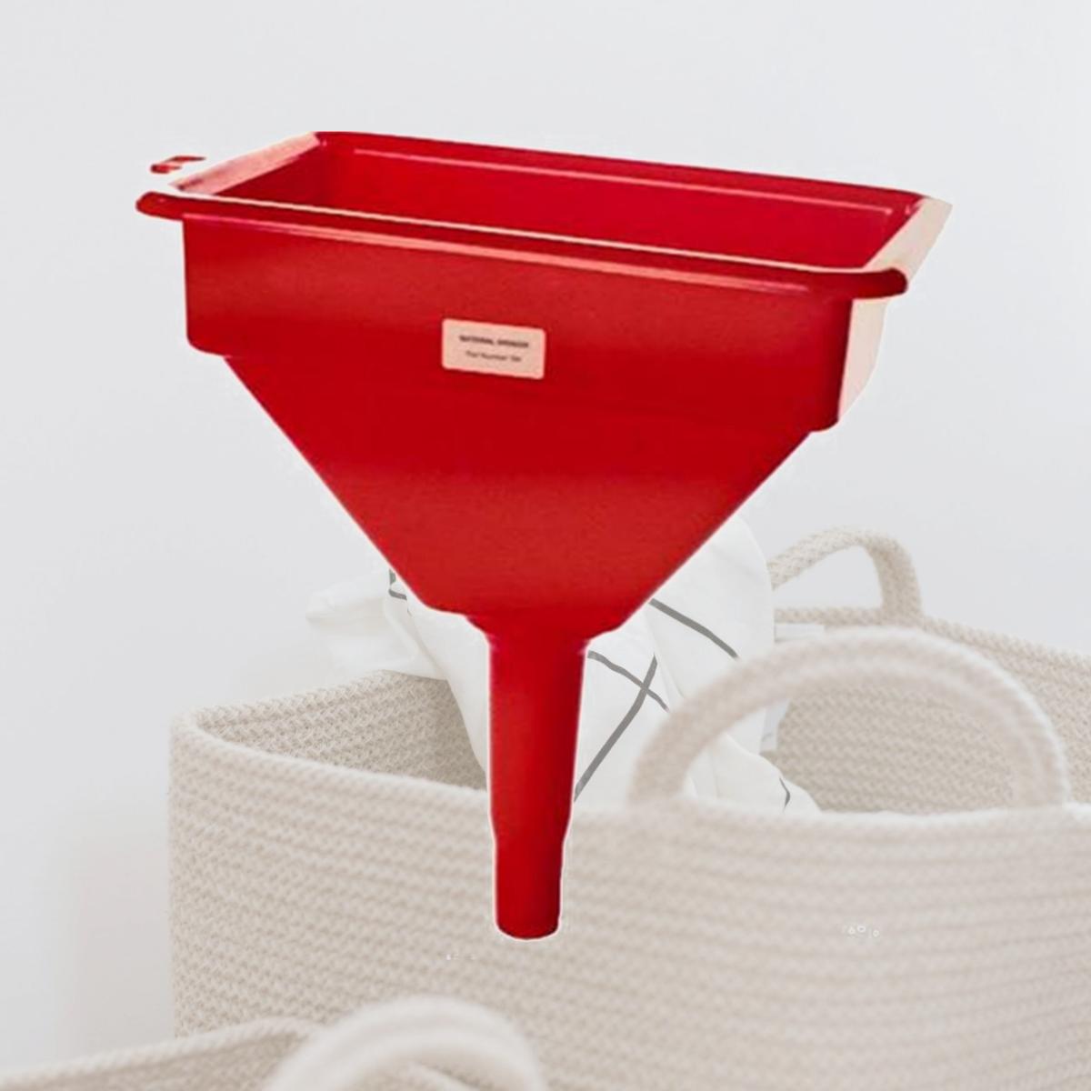 Picture of Zeeline 764 10 in. x 7 in. Heavy Duty Polyethylene Funnel with Screen for Diesel Top