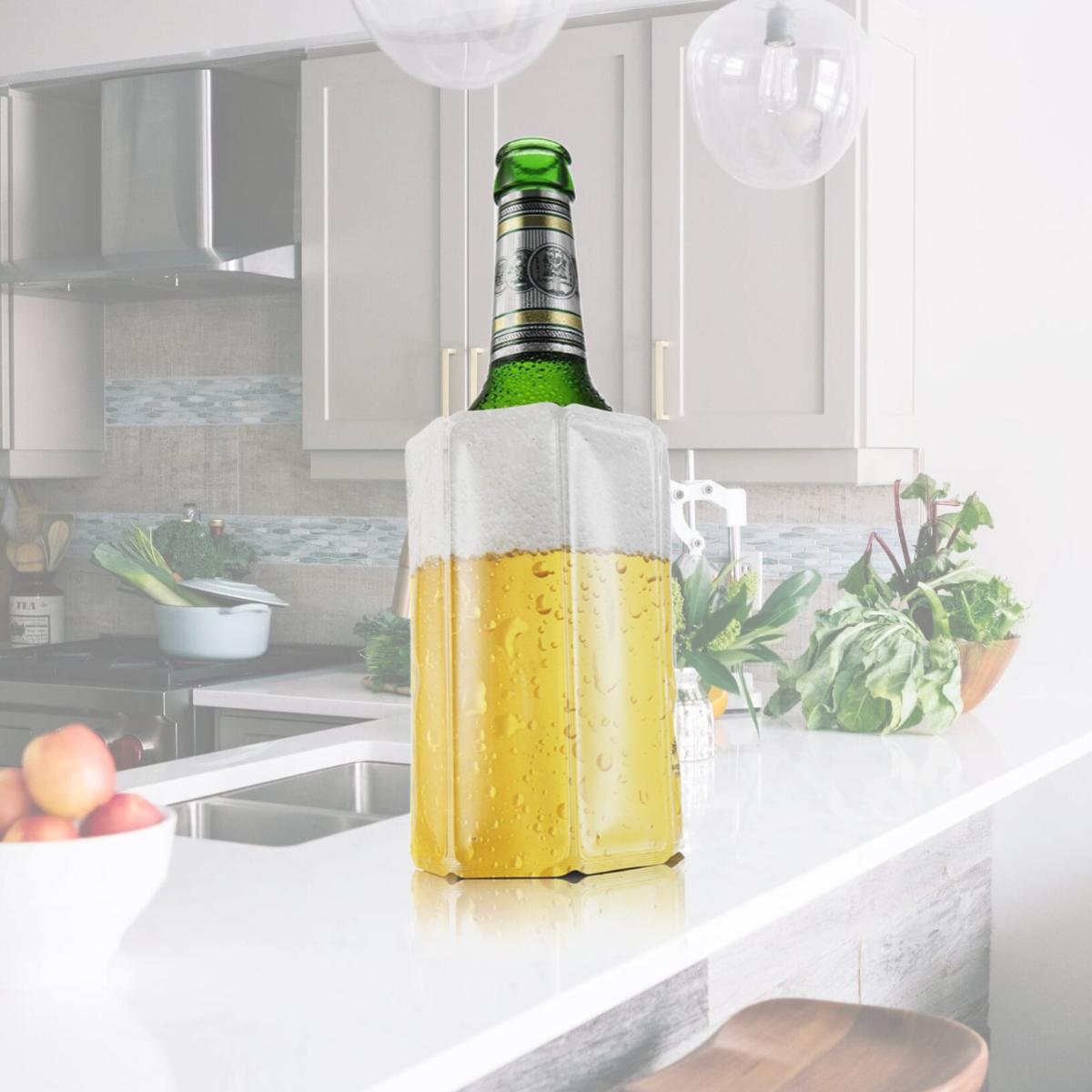 Picture of Vacu Vin 3854960 Active Beer Bottle Cooler - J Hook