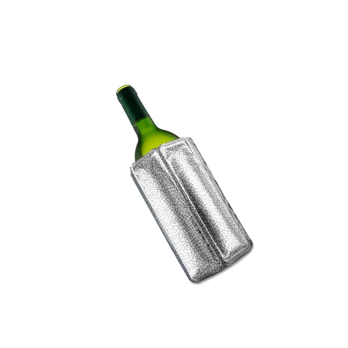 Picture of Vacu Vin 38803606 Active Wine Cooler, Silver - J Hook