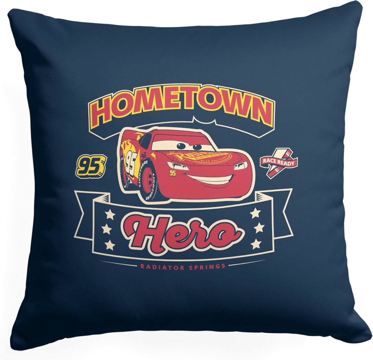 UPC 190604855455 product image for The Northwest 1CAR-69500-0001-RET 18 x 18 in. Hometown Hero Cars Printed Throw P | upcitemdb.com