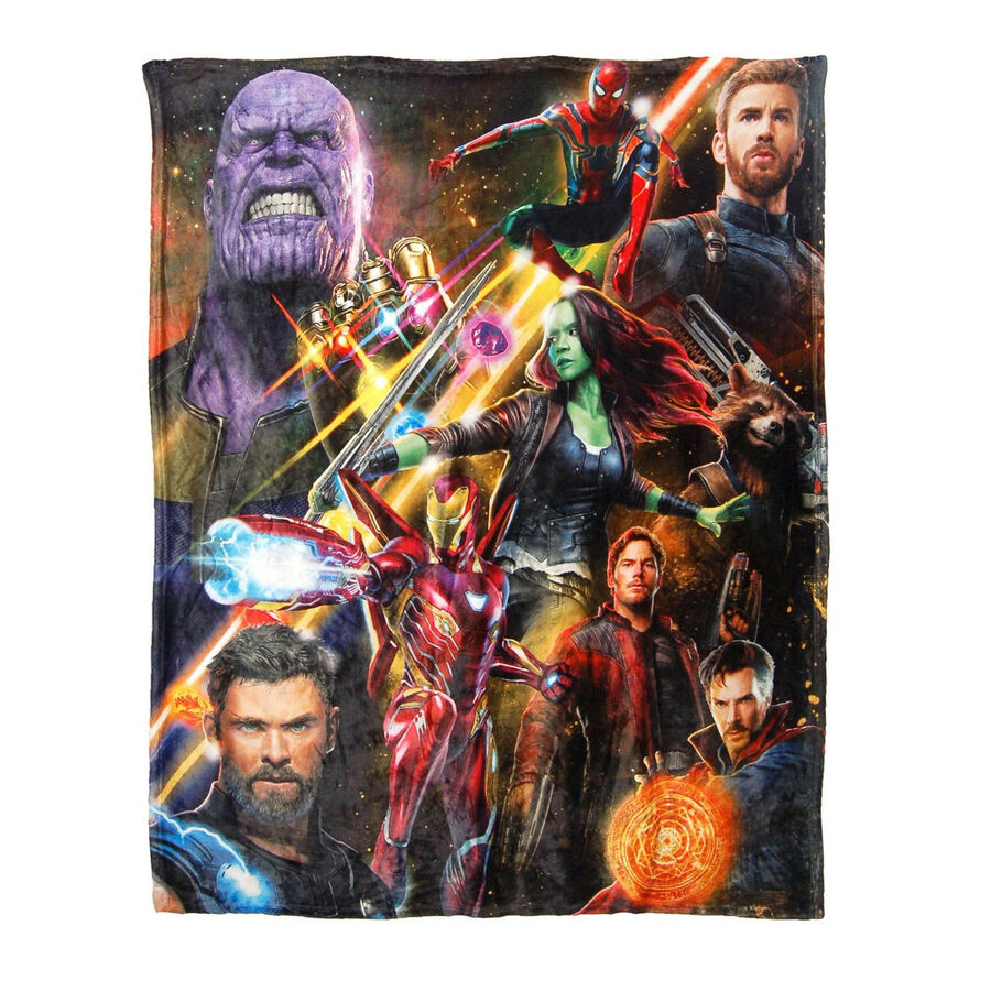 1mar575000003ret Marvels Avengers Infinity War, Team Infinity Hd Silk Touch Throw Blanket