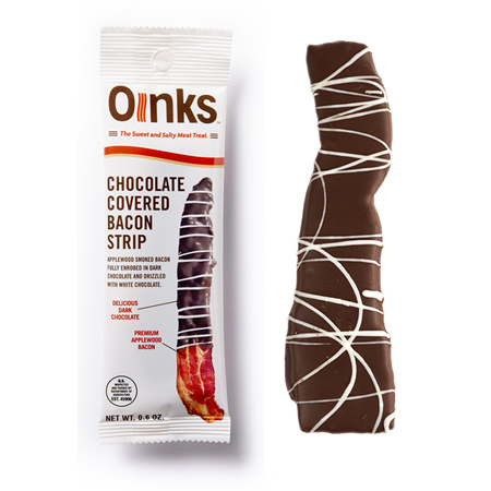 Ssq-5228 0.6 Oz Oinks Chocolate Covered Applewood Bacon