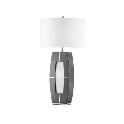 1011316cg Delacy Table Lamp, Charcoal Gray
