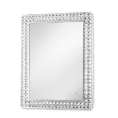 4111473ch Windsor Illuminated Rectangular Wall Mirror, Chrome