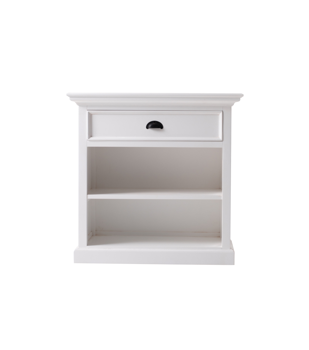 T764l Bedside Table With Shelves